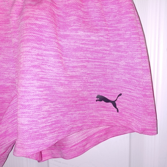 Puma Pink Running Shorts - Picture 2 of 5